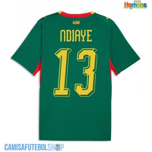Camisa de time de futebol Senegal Iliman Ndiaye #13 Replicas 2º Equipamento Mundo 2026 Manga Curta